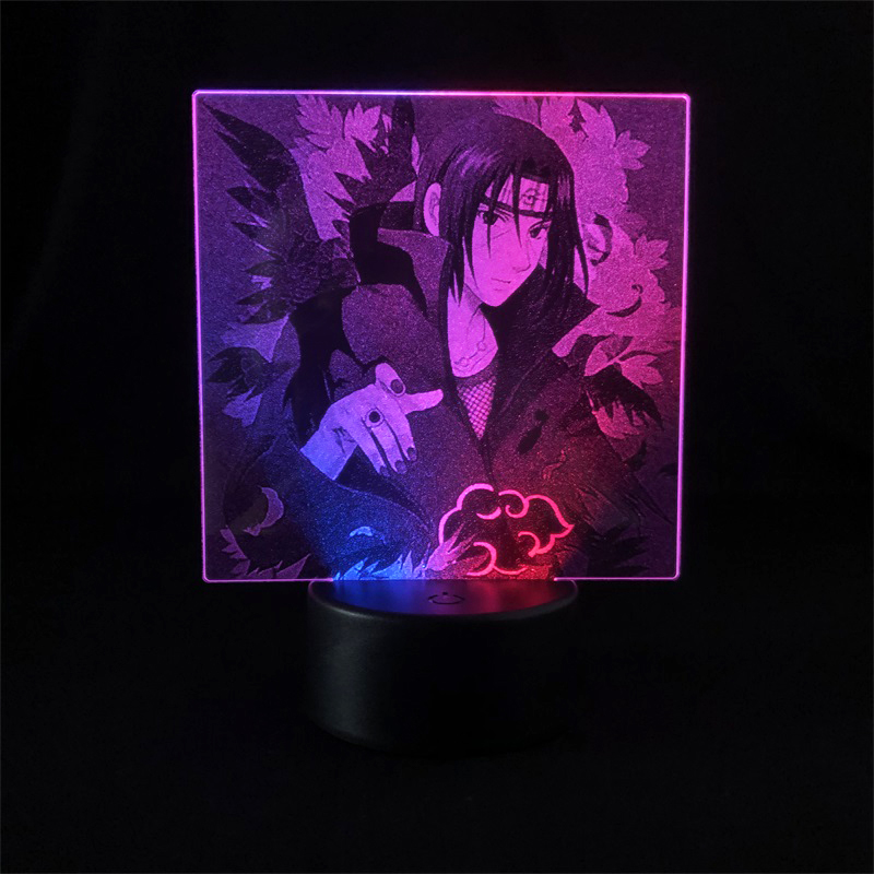 naruto anime 7 colours LED light