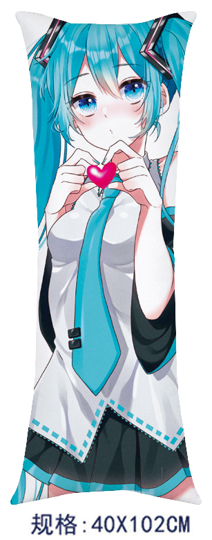 miku hatsune anime cushion 40cm*102cm