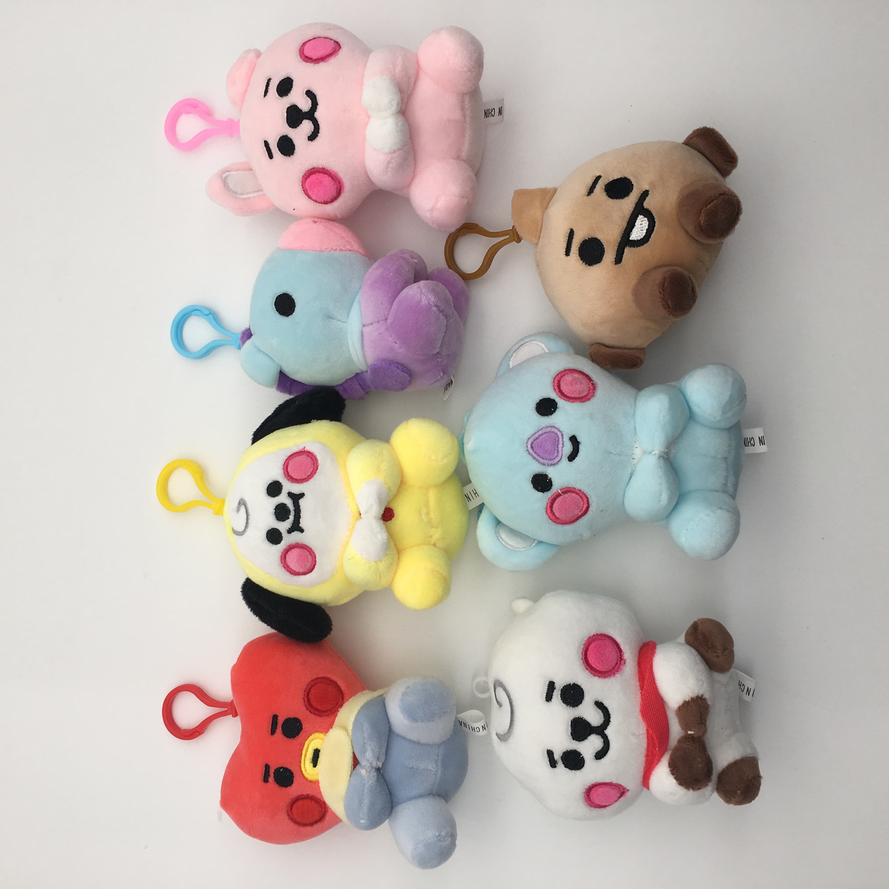 bts plush doll 12cm price for 7 pcs set