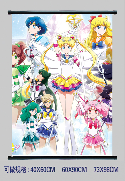 Sailor Moon anime wallscroll 11 styles 60cm*90cm