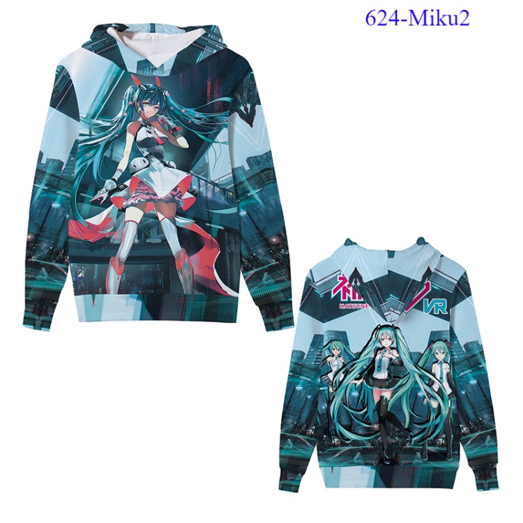 Hatsune Miku anime hoodie 5 styles