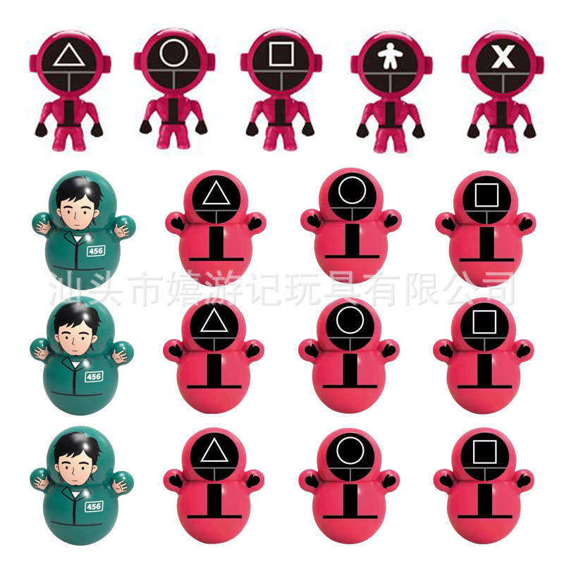 Squid Game figure for 10 pcs