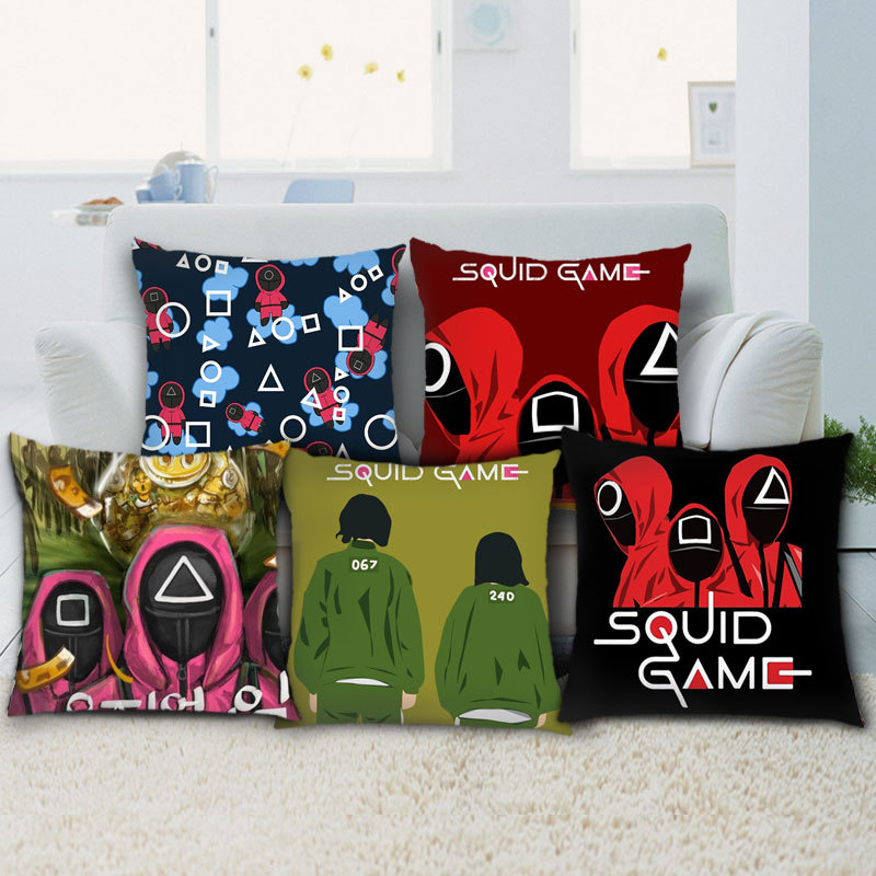 Squid Game cushion 45*45cm