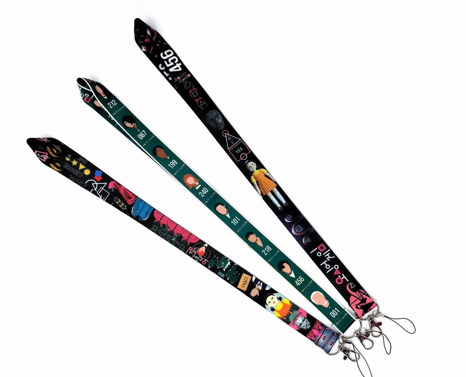 Squid Game lanyard price for 10 pcs