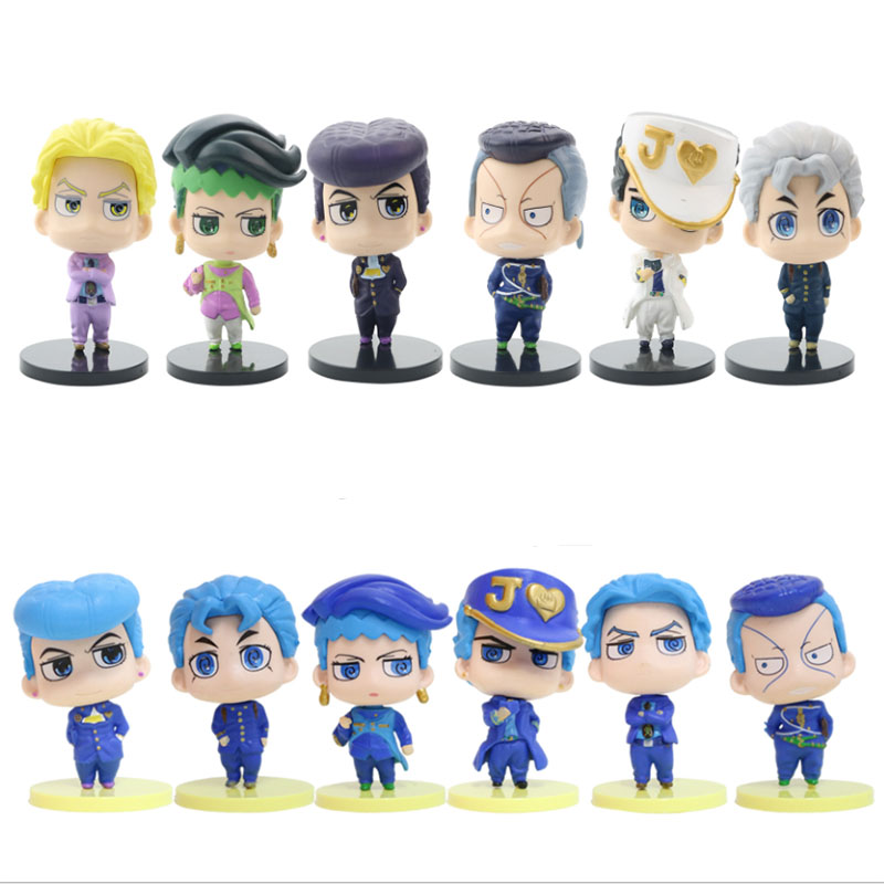 JoJos Bizarre Adventure anime figures set (6pcs a set)