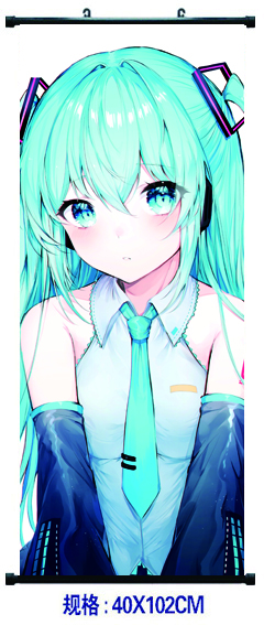 Miku.Hatsune anime wallscroll 14 styles