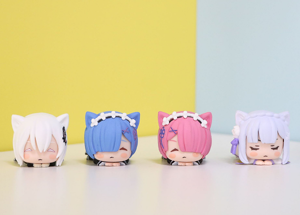 Re:Zero kara Hajimeru Isekatsu anime figure 3.5cm  for 4 pcs