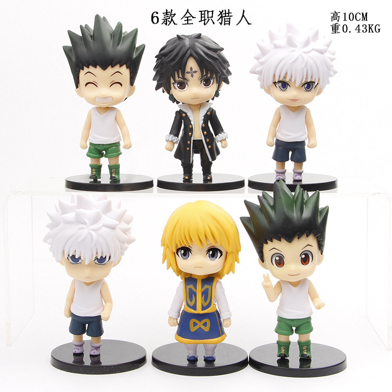 hunter anime figure 10cm for 6pcs