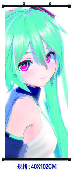 Miku.Hatsune anime wallscroll 14 styles