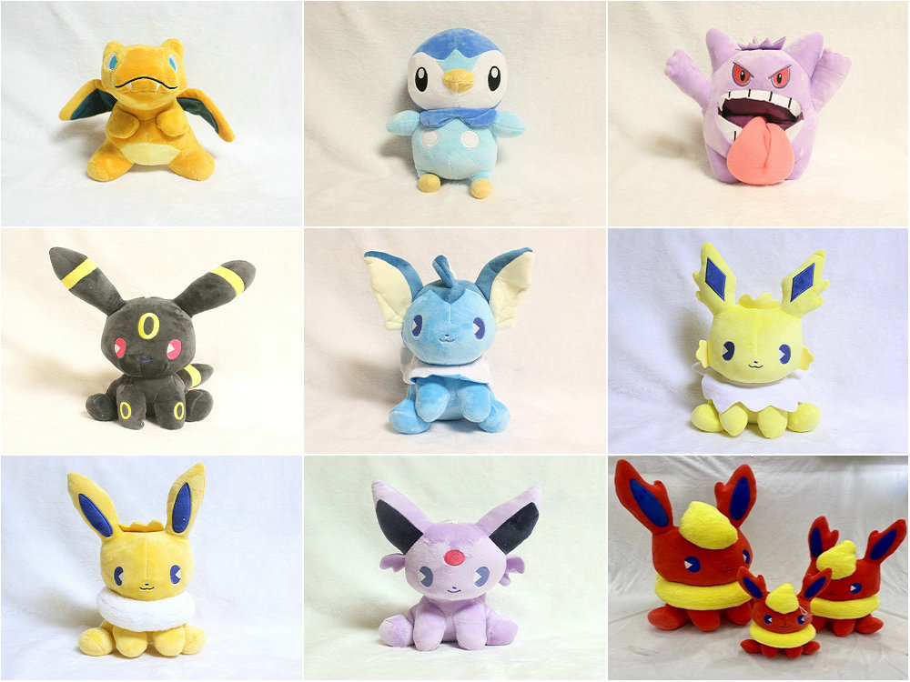 pokemon anime plush 18cm