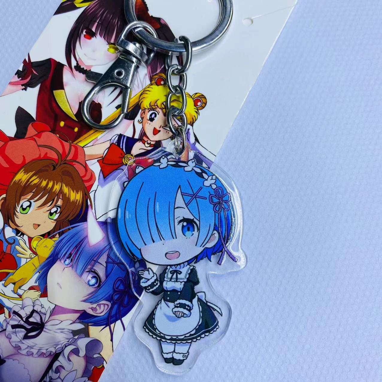 Re:Zero kara Hajimeru Isekatsu anime keychain