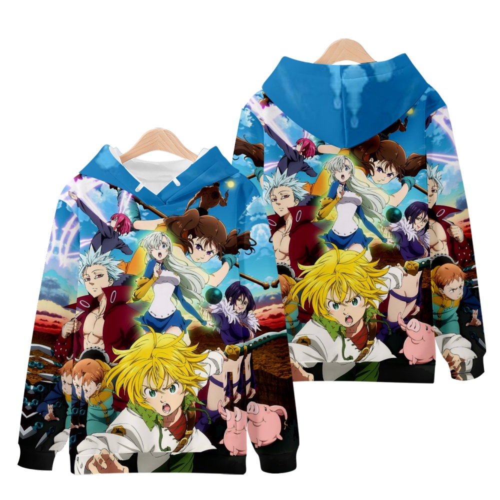 seven deadly sins anime hoodie