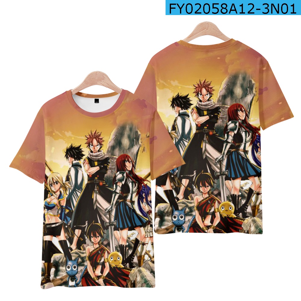 fairy tail anime tshirt