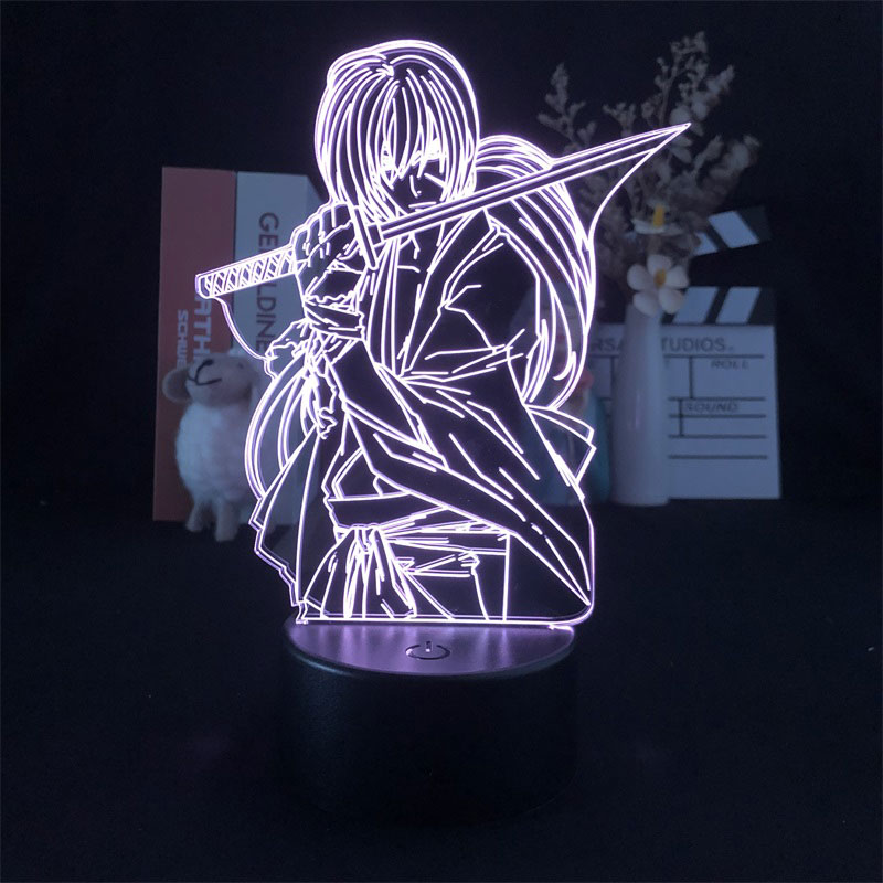 Rurouni Kenshin anime 7 colours LED light