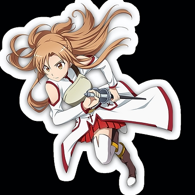 Sword art online anime car sticker