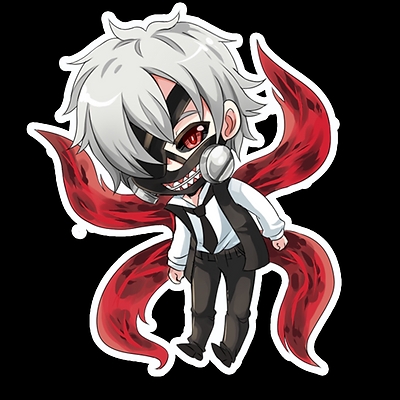 tokyo ghoul anime car sticker