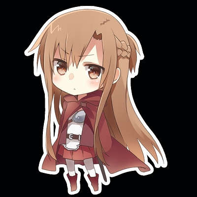 Sword art online anime car sticker