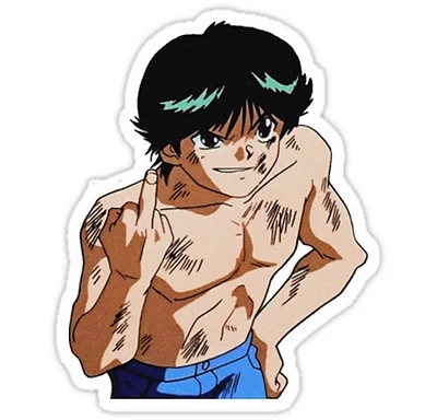 YuYu Hakusho anime car sticker