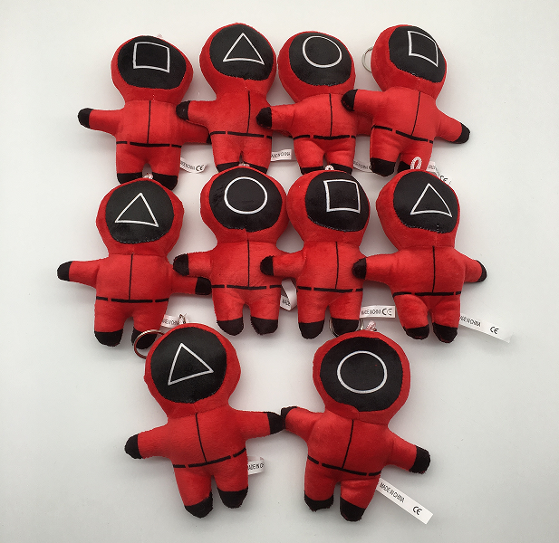 Squid Game plush for 10 pcs 13cm