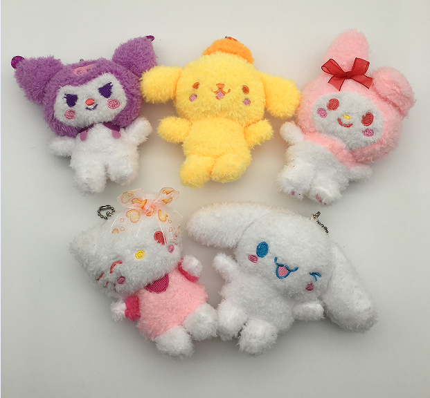 Kuromi amime plush for 5 pcs/set 12cm