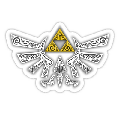 the legend of zelda anime car sticker