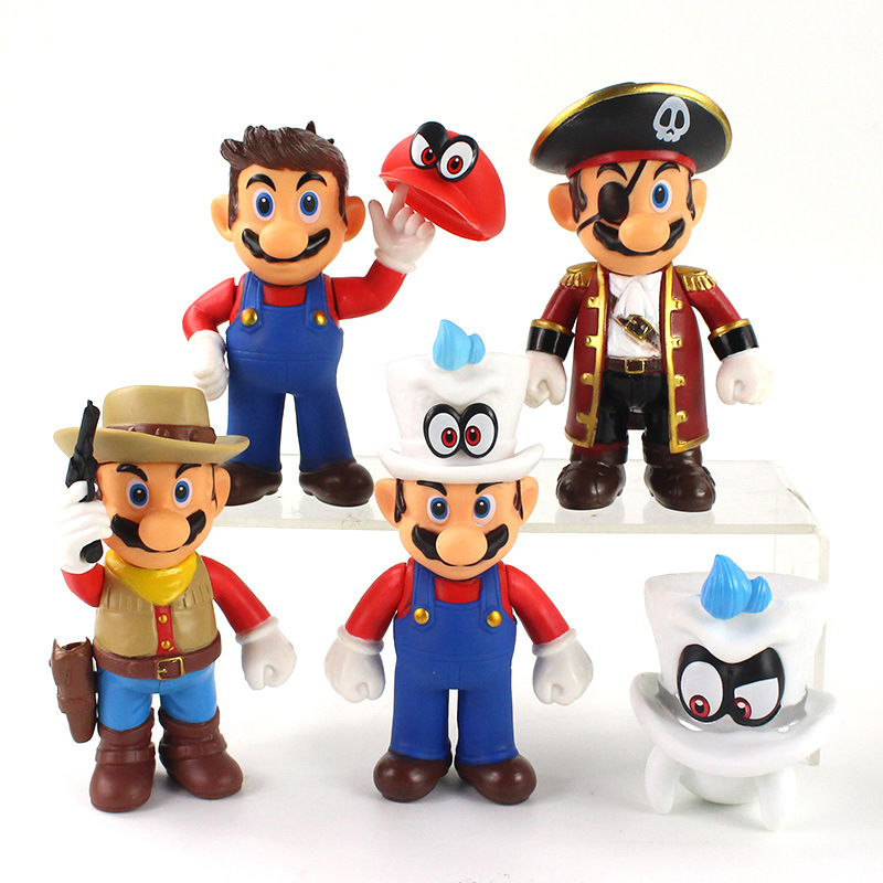 super mario anime figure 9-14cm