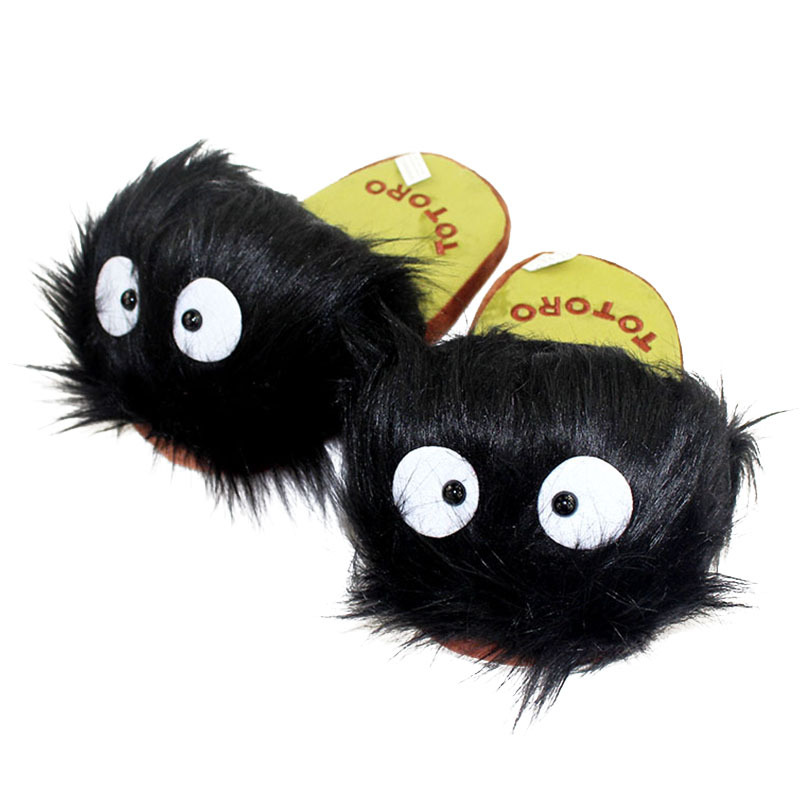 totoro anime plush slipper