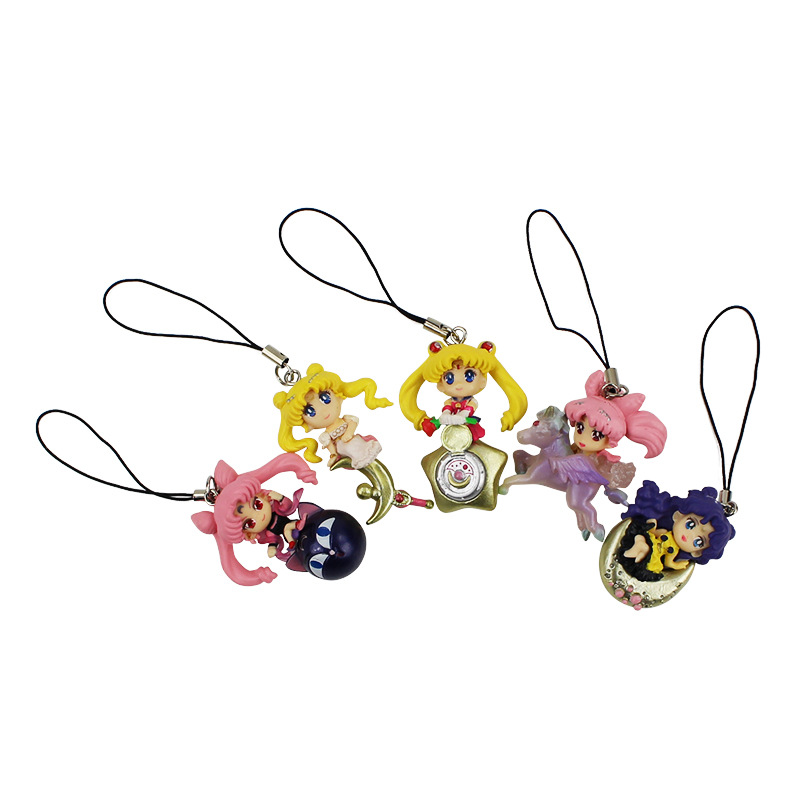 sailormoon anime keychain for 5 pcs