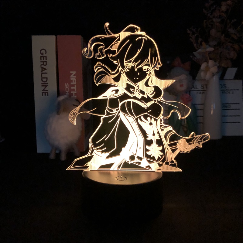 Genshin Impact Noelle anime 7 colours LED light