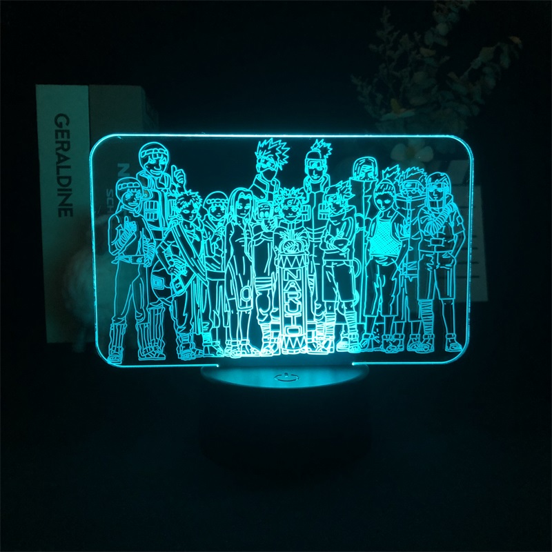 naruto anime 7 colours LED light