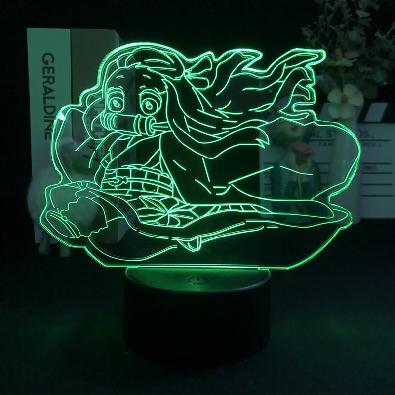 demon slayer kimets anime 7 colours LED light