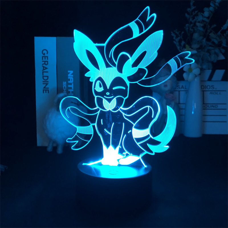 pokemon anime 7 colours LED light