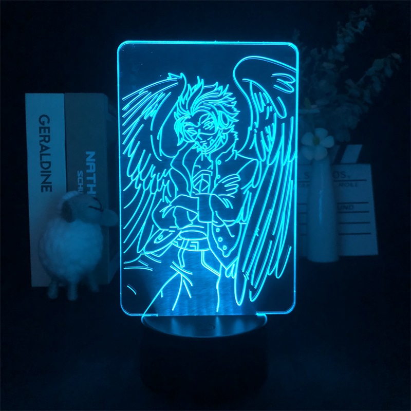 my hero academia anime 7 colours LED light