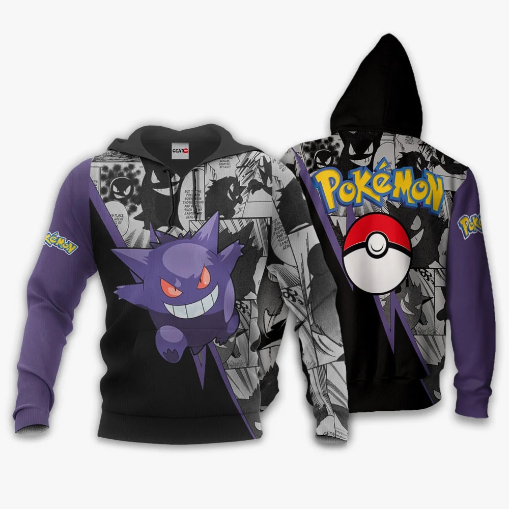 Pokemon anime hoodie & zip hoodie 14 styles