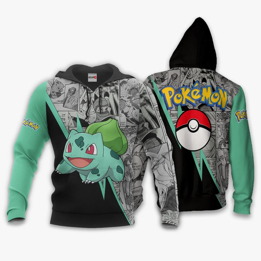 Pokemon anime hoodie & zip hoodie 14 styles