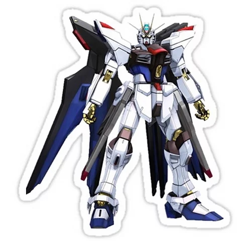 Gundam anime car sticker