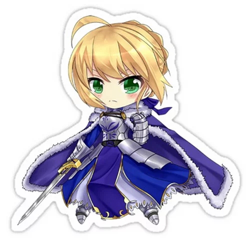 fate stay night anime car sticker