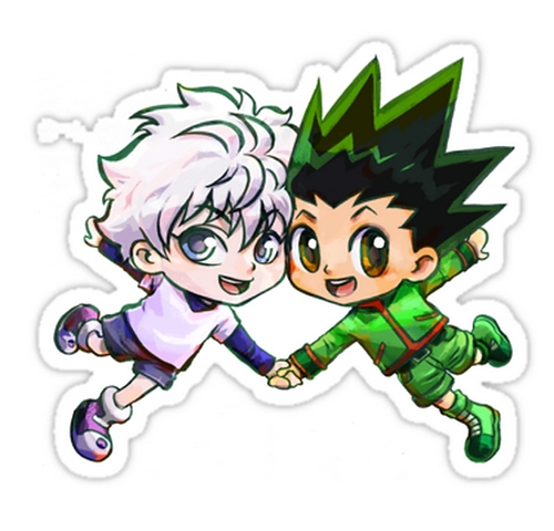 hunter anime car sticker