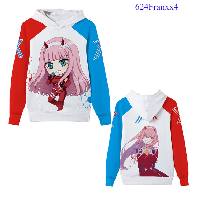 Darling in the franxx anime hoodie
