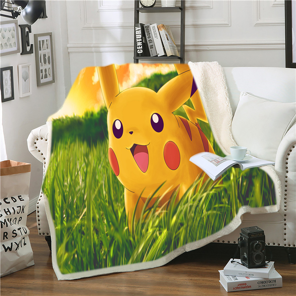 pokemon anime blanket 150*200cm