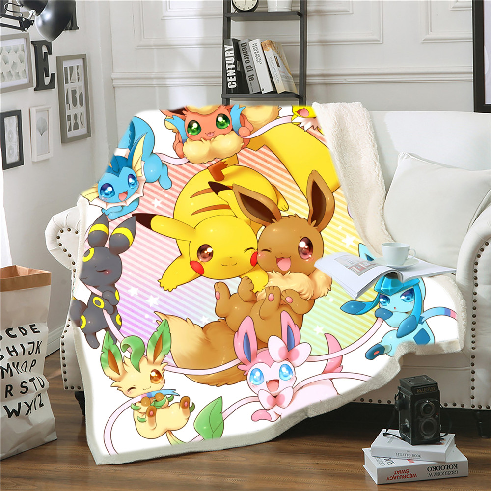 pokemon anime blanket 150*200cm