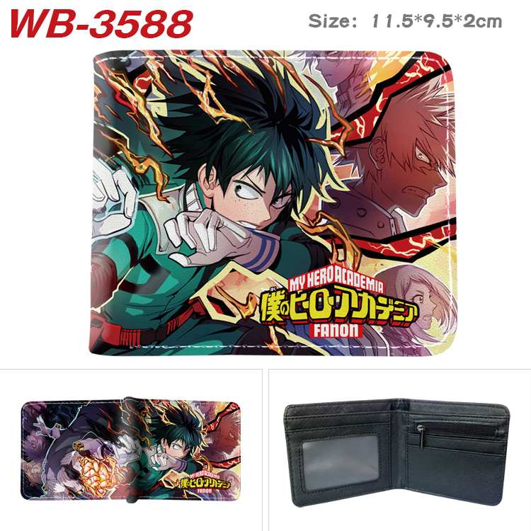 my hero academia anime wallet