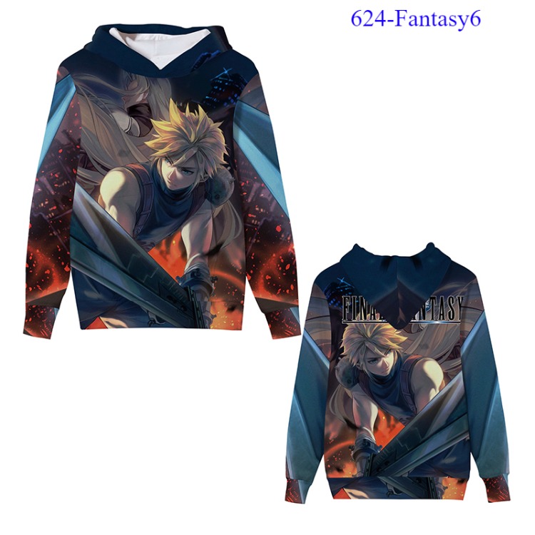 Final Fantasy anime hoodie