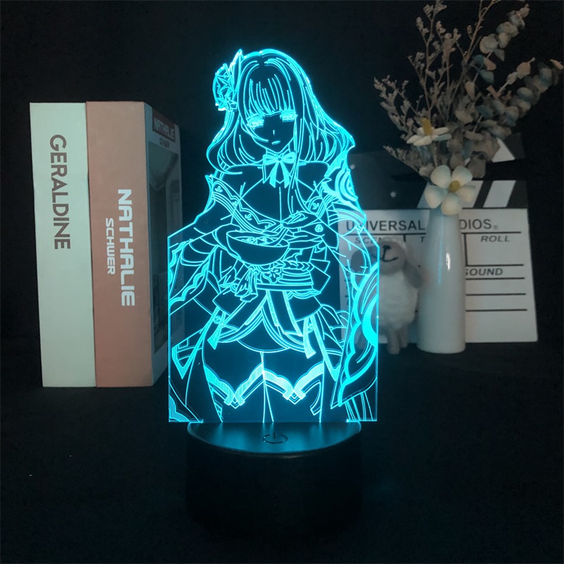 Genshin Impact Noelle anime 7 colours LED light