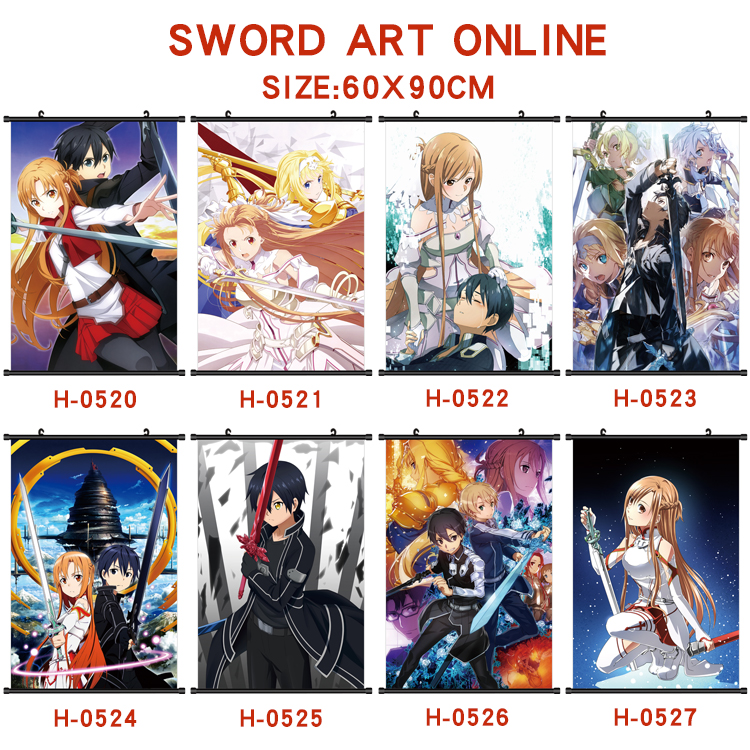 Sword art online anime wallscroll 60*90cm