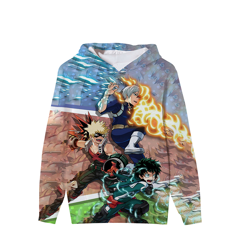 my hero academia anime hoodie