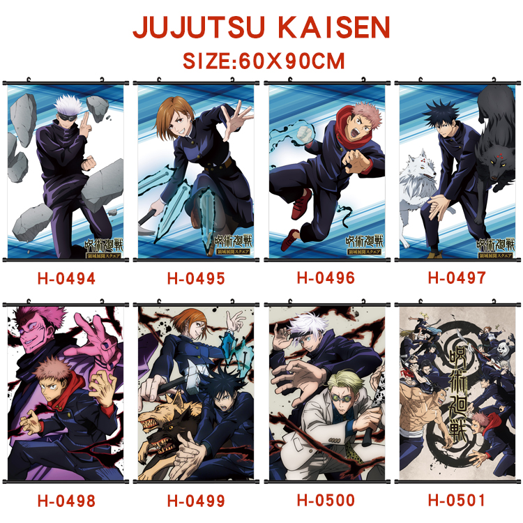 jujutsu kaisen anime wallscroll 60*90cm