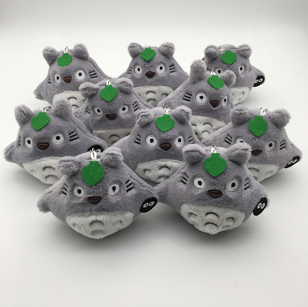 totoro anime  plush for 10pcs 10cm