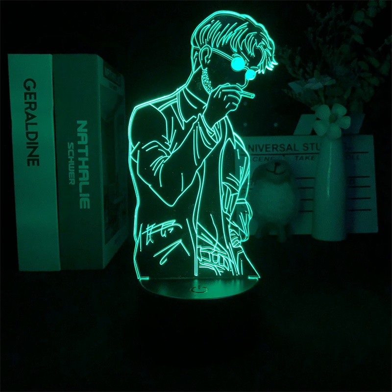 attack on titan anime 7 colours LED light