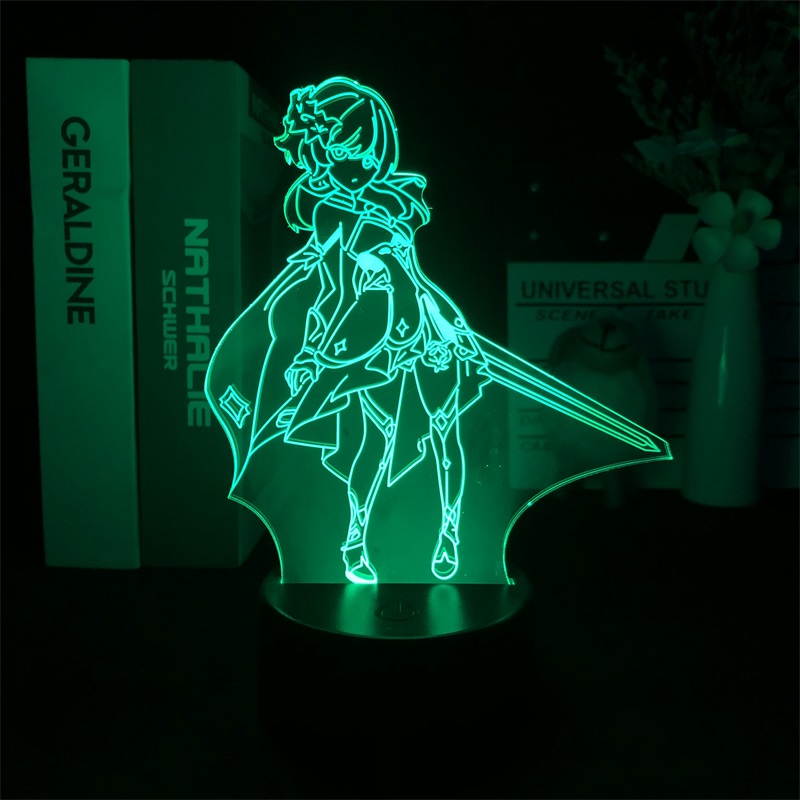 Genshin Impact Noelle anime 7 colours LED light